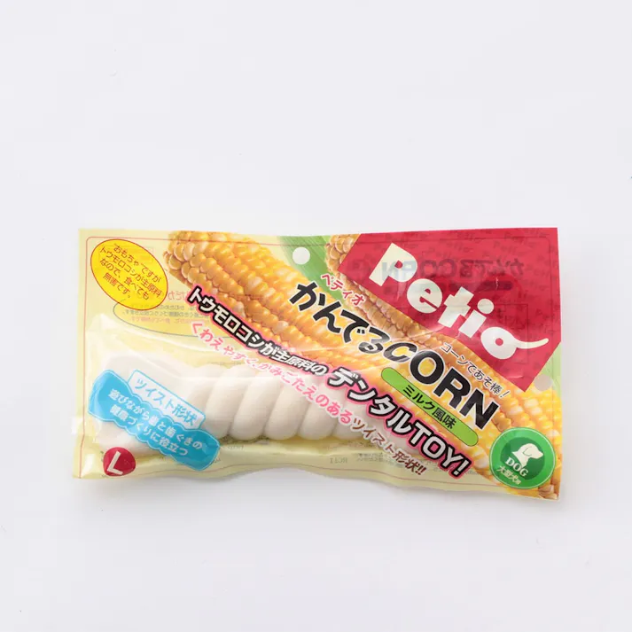 ペティオ【ケース販売】かんでるCORNツイストミルク風味L(1ケース120個入り)3412429120 4903588233876【別送品】