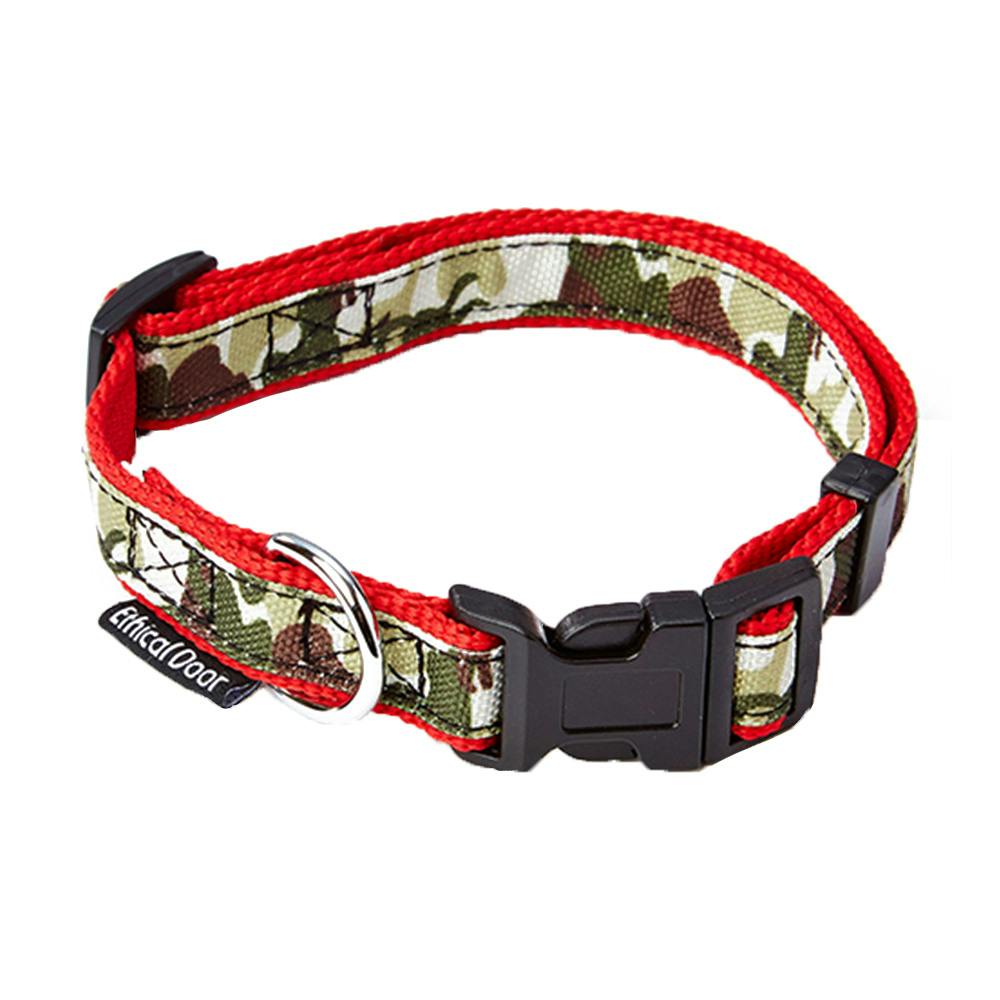 【ケース販売】犬用エシカル迷彩カラー S レッド(1ケース120個入り) 犬 用品 首輪 3418103120【別送品】