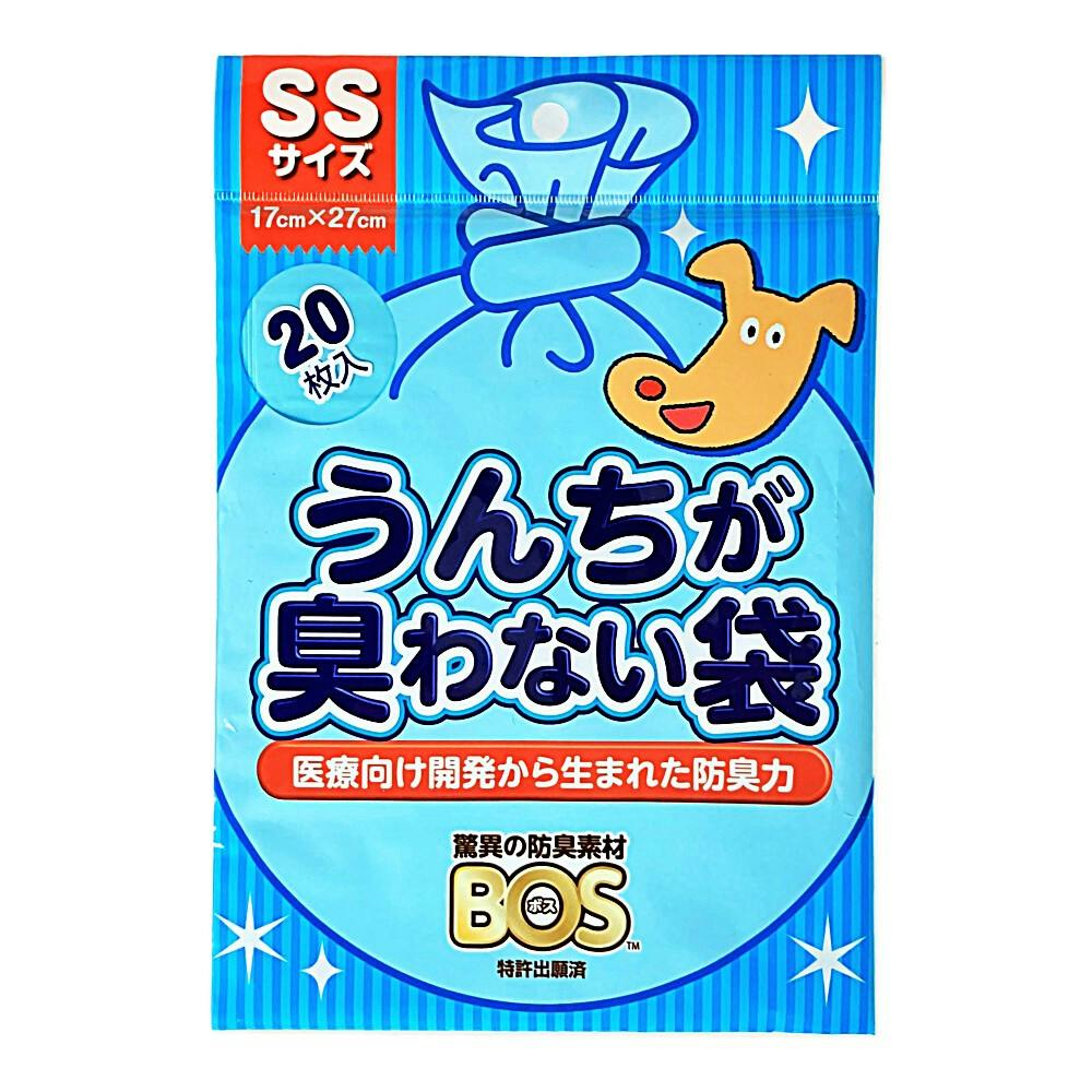 クリロン化成【ケース販売】うんちが臭わない袋BOSペット用SS20枚(1ケース120個入り)8150001120 4560224462177【別送品】  | ペット用品（犬） 通販 | ホームセンターのカインズ