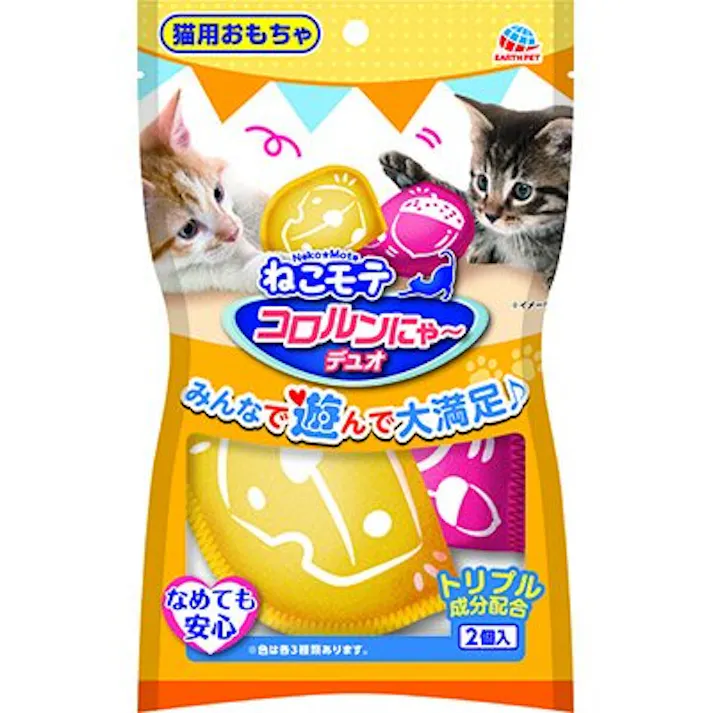 【ケース販売】アースペット ねこモテコロルンにゃー デュオ 2個入(1ケース12個入) 1225170012【別送品】