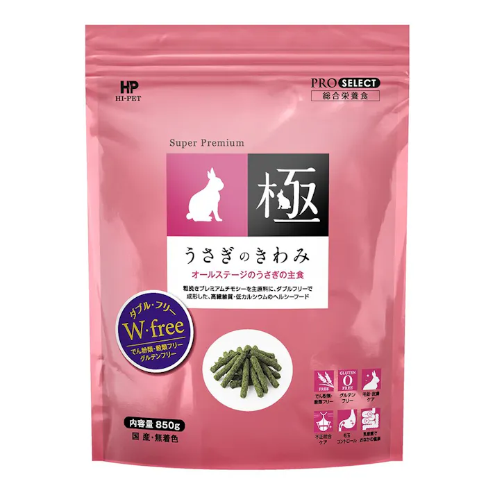 【ケース販売】ハイペット うさぎのきわみ850g(1ケース12個入) 1600755012【別送品】