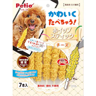 【ケース販売】ペティオ かわいくたべちゃうホイップスティック チーズ(1ケース30個入) 犬 フード スナック 3418992030【別送品】