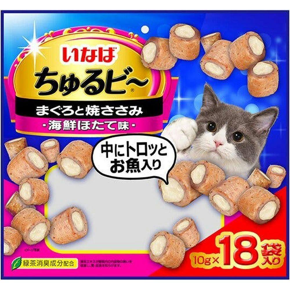 いなば ちゅるビー18Pまぐ焼ささ海鮮ほ(1ケース12個入)ちゅーる 4901133626425 3753787012 ペースト・ウェットタイプおやつ(猫) いなば ちゅるビー18Pまぐ焼ささ海鮮ほ(1ケース12個入)ちゅーる 4901133626425 3753787012 ペースト・ウェットタイプおやつ(猫)