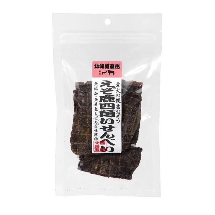 【ケース販売】TIコーポレーション えぞ鹿四角いせんべい(1ケース100個入) おやつ 成犬用 嗜好性抜群 4180214100【別送品】