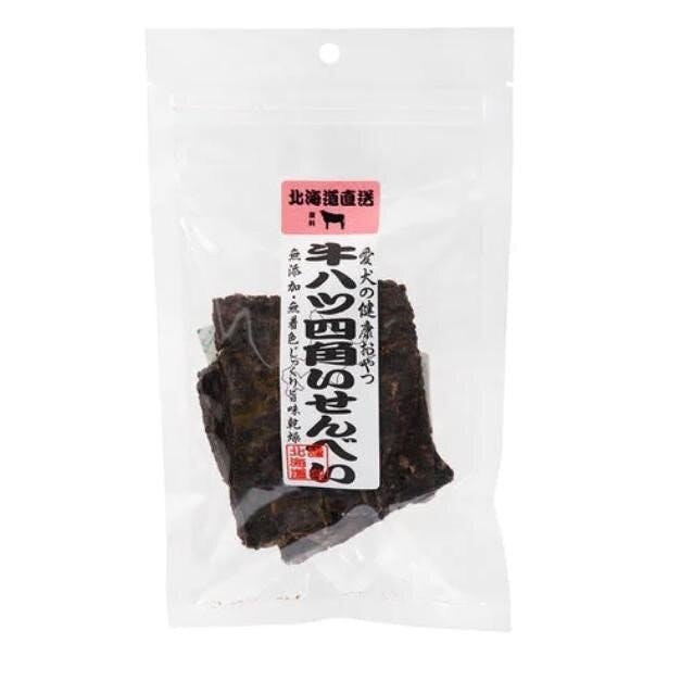 【ケース販売】TIコーポレーション 牛ハツ四角いせんべい(1ケース100個入) おやつ 成犬用 嗜好性抜群 4180216100【別送品】