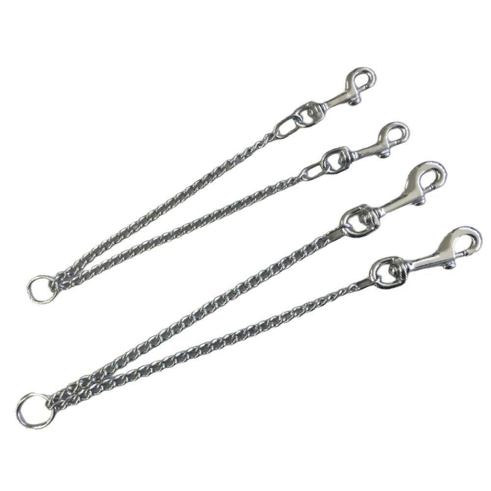 カワノ産業 F2620-20二頭引チェーン 3340785001 鎖(犬用) カワノ産業 F2620-20二頭引チェーン 3340785001 鎖(犬用)