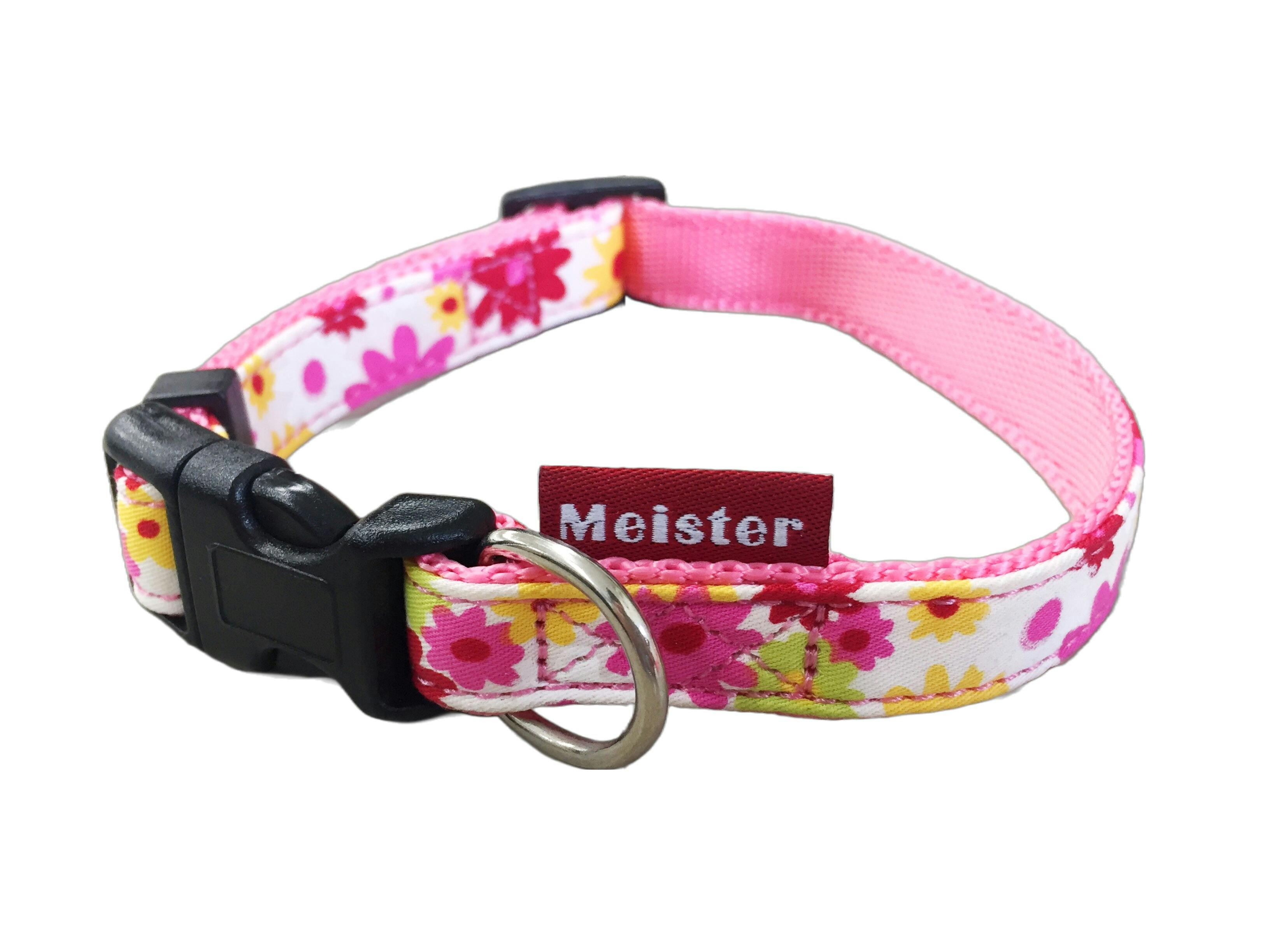 カワノ産業 M0325PマイスターカラーSフラワー 3343863001 首輪(犬用) カワノ産業 M0325PマイスターカラーSフラワー 3343863001 首輪(犬用)
