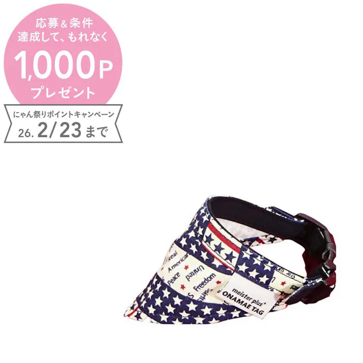 MP4432WHおなまえバンダナSSホワイト アクセサリー・香水 迷子防止 犬用 3344561001【別送品】