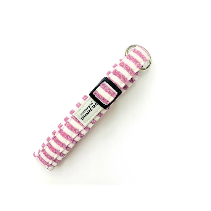 MP1147PオナマエカラーSボーダー 首輪 迷子防止 犬用 3344633001【別送品】