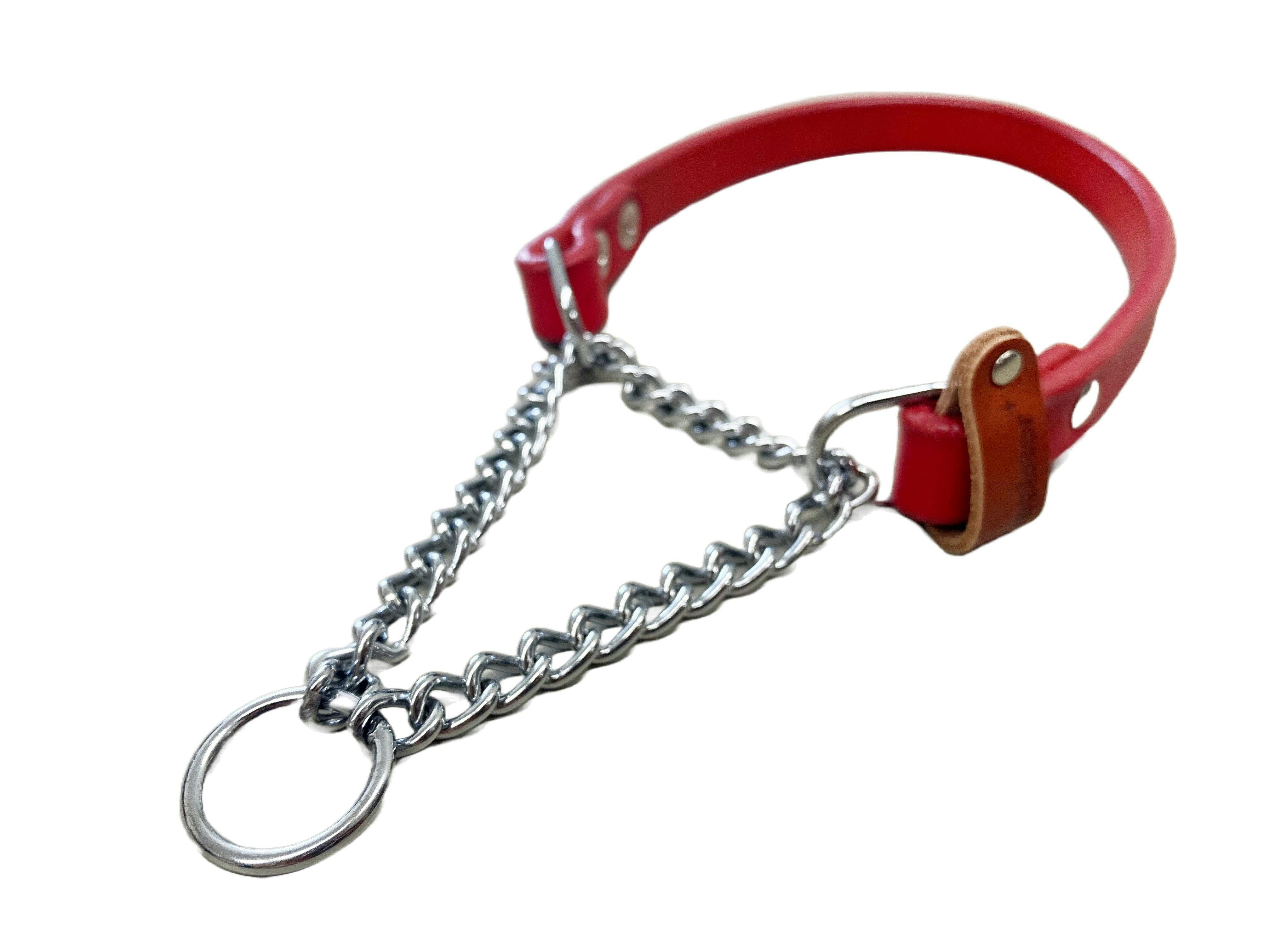 カワノ産業 MPレザーハーフチェーンカラー#15Lレッド 3345473001 首輪(犬用) カワノ産業 MPレザーハーフチェーンカラー#15Lレッド 3345473001 首輪(犬用)