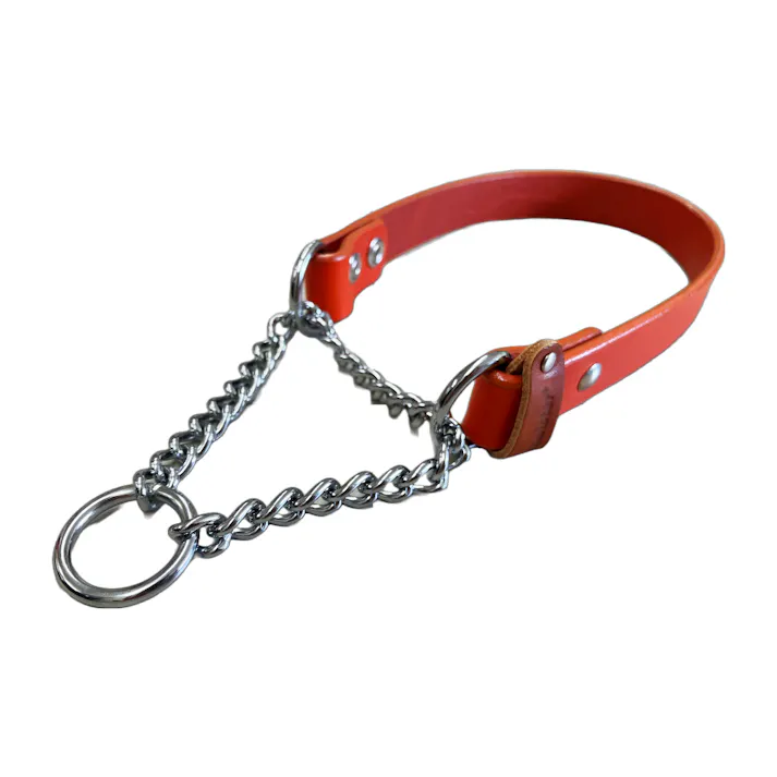 カワノ産業 MPレザーハーフチェーンカラー#21オレンジ 3345496001【別送品】