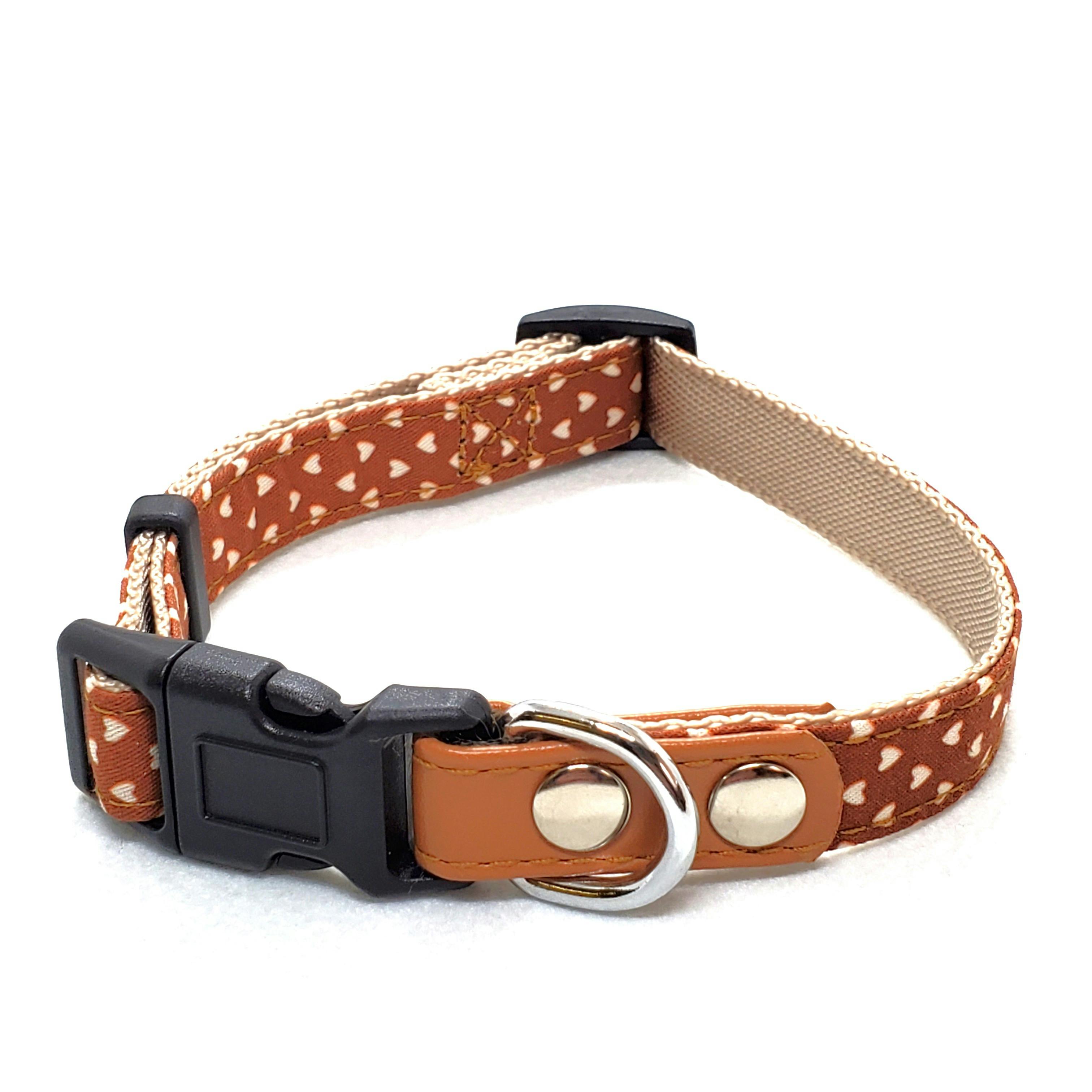 リードッグ プチハートカラーPHWC-M-BR 犬 用品 首輪 1711141001【別送品】