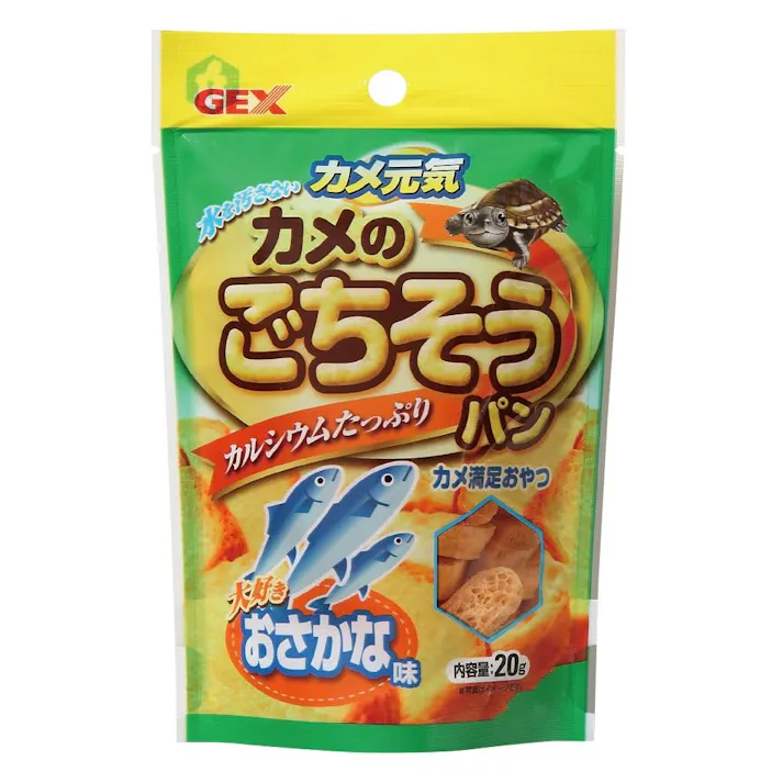 ジェックス カメ元気カメごちそうパンおさかな味 4972547023230 1741725001【別送品】