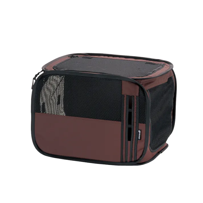 リッチェル たためるドライブペットケージSブラウン 4973655564318 2800823001【別送品】