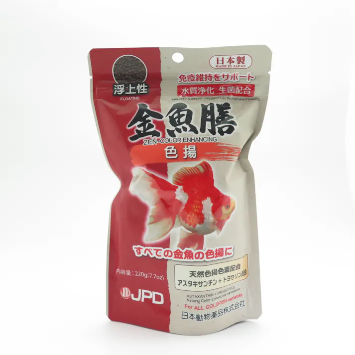 ニチドウ 金魚膳色揚220g 天然色素 浮上性 小粒タイプ 2951525001【別送品】