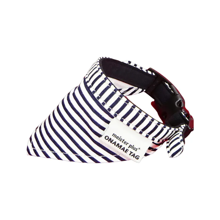 カワノ産業 MP4437BおなまえバンダナSボーダー 犬用 アクセサリー・香水 迷子防止 3344564001【別送品】