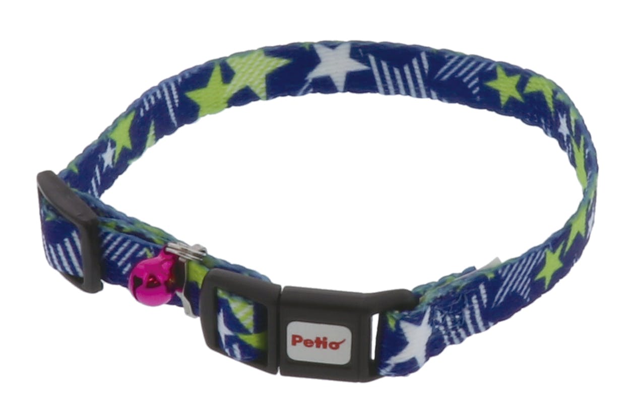 ペティオ CAT COLLARスターカラーブルー 4903588573941 3416918001 首輪(猫用) ペティオ CAT COLLARスターカラーブルー 4903588573941 3416918001 首輪(猫用)