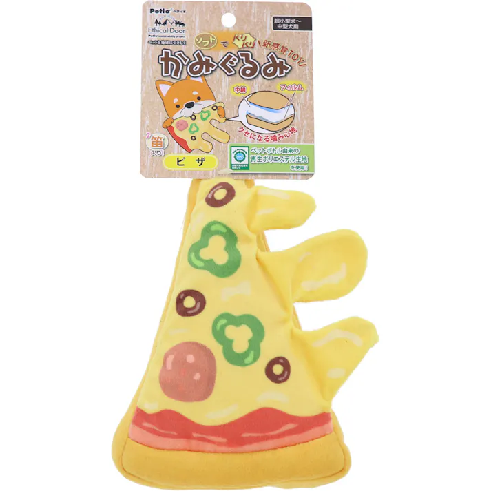 ペティオ エシカルドアかみぐるみピザ 犬 用品 玩具・アジリティグッズ 3418821001【別送品】
