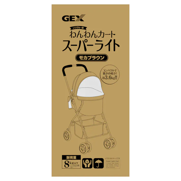 ジェックス わんわんカートスーパーライトモカブラウン 4972547927958 3740786001【別送品】
