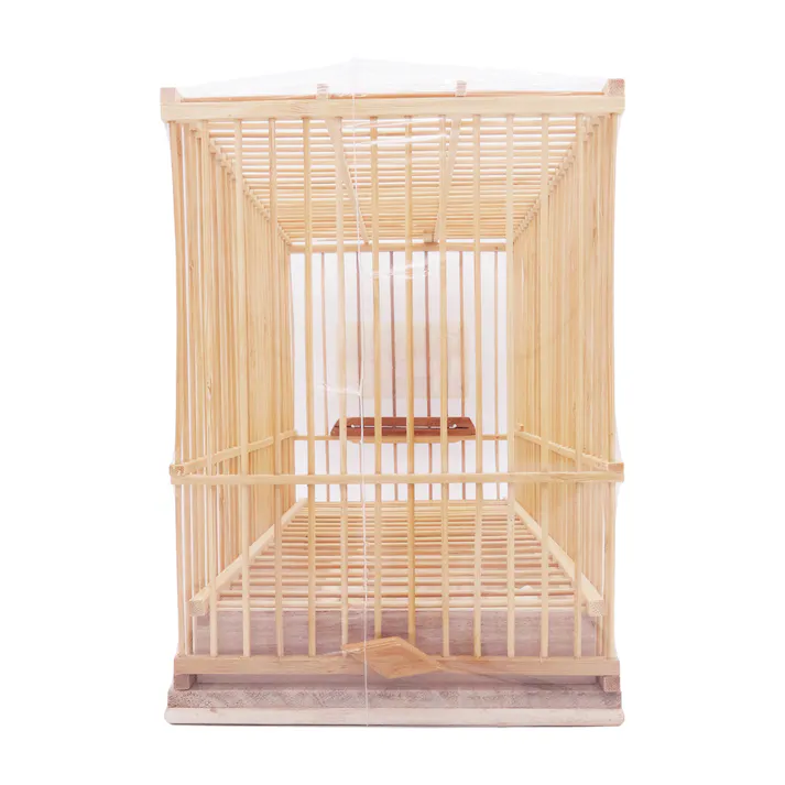 竹かご尺 小鳥 用品 小鳥用竹製ケージ 4100871001【別送品】