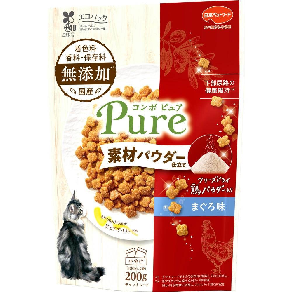 日本ペットフード コンボピュアC鮪味鶏パウダー200g 4902112047460 1011374001 猫用ドライフード 日本ペットフード コンボピュアC鮪味鶏パウダー200g 4902112047460 1011374001 猫用ドライフード