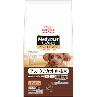 ペットライン メディコートアドバンス アレルゲン米 1歳 1kg 4902418002231 1041094001【別送品】
