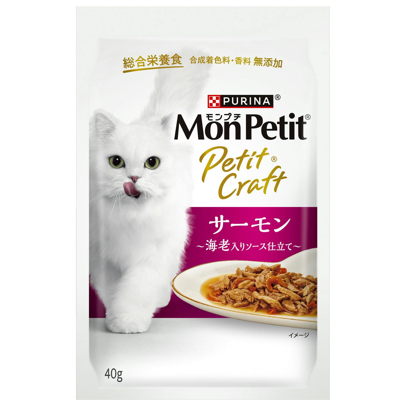ネスレ日本 モンプチプチクラフトサーモン40g 4902201216272 1061771001 猫用ウェットフード(パウチ) ネスレ日本 モンプチプチクラフトサーモン40g 4902201216272 1061771001 猫用ウェットフード(パウチ)