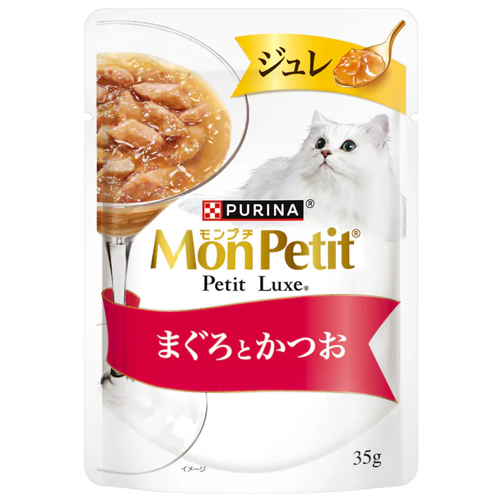 ネスレ日本 モンプチプチリュクスジュレ鮪と鰹35g 4902201216838 1061772001【別送品】