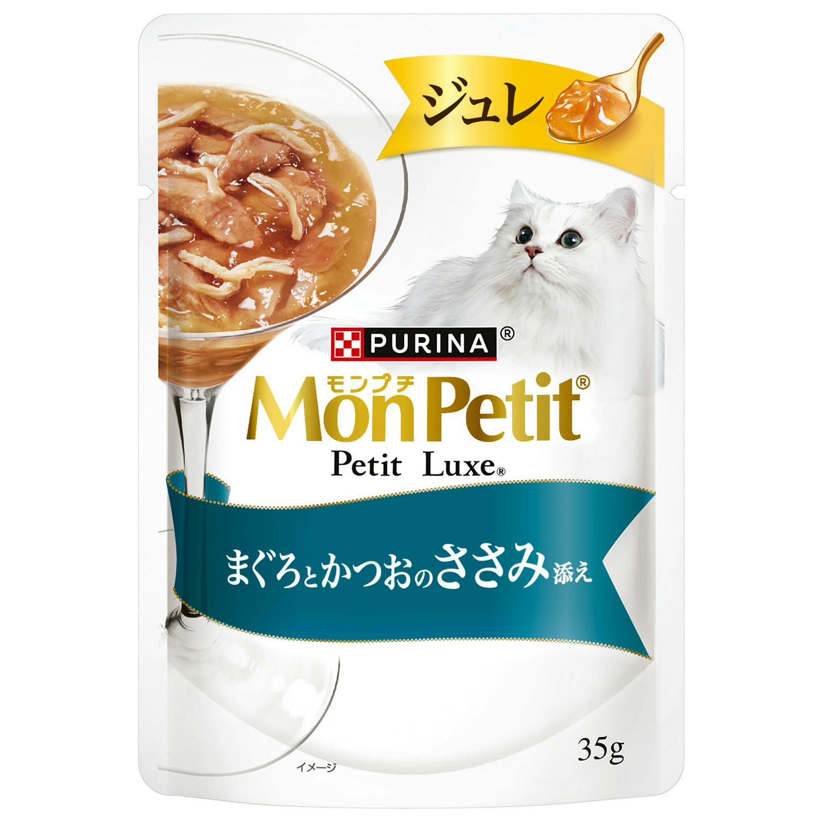 ネスレ日本 モンプチプチリュクスジュレ鮪鰹の笹身35g 4902201216869 1061774001 猫用ウェットフード(パウチ) ネスレ日本 モンプチプチリュクスジュレ鮪鰹の笹身35g 4902201216869 1061774001 猫用ウェットフード(パウチ)