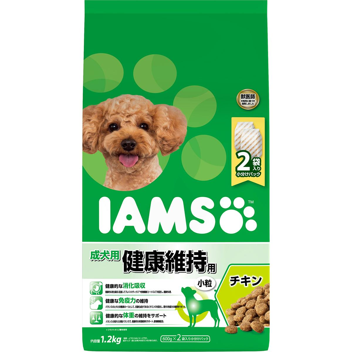 マース アイムス犬健康維持チキン小粒1.2kg 4902397842361 1080845001 犬用ドライフード マース アイムス犬健康維持チキン小粒1.2kg 4902397842361 1080845001 犬用ドライフード