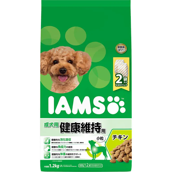 マース アイムス 犬健康維持チキン 小粒 1.2kg 4902397842361 1080845001【別送品】