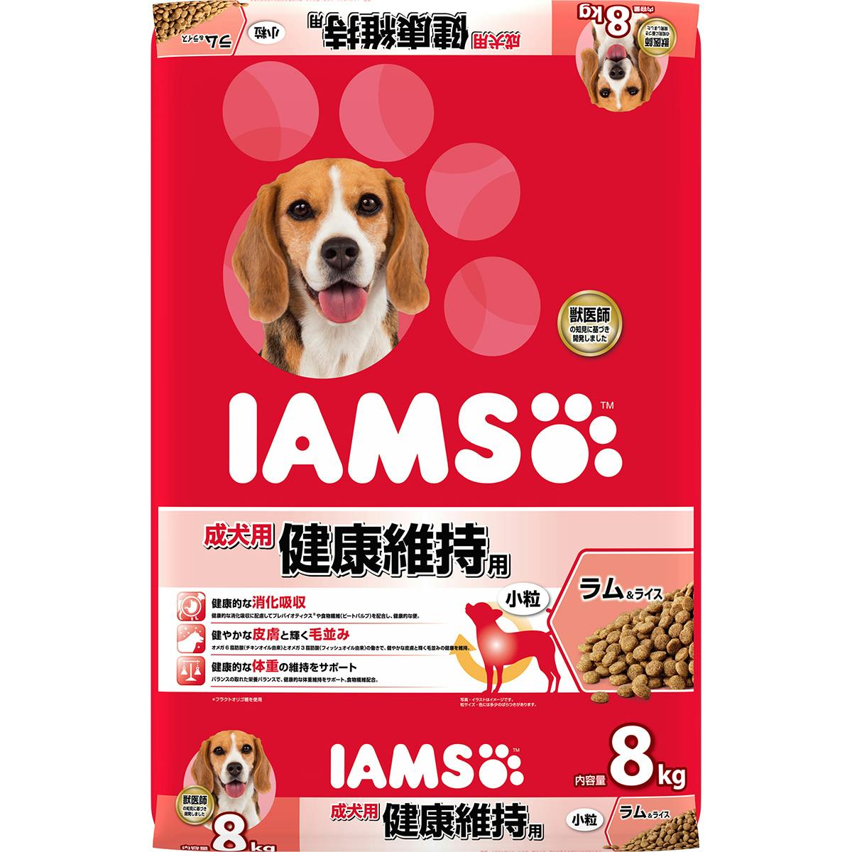 マース アイムス犬健康維持ラムライス小粒8kg 4902397847816 1080967001 犬用ドライフード マース アイムス犬健康維持ラムライス小粒8kg 4902397847816 1080967001 犬用ドライフード