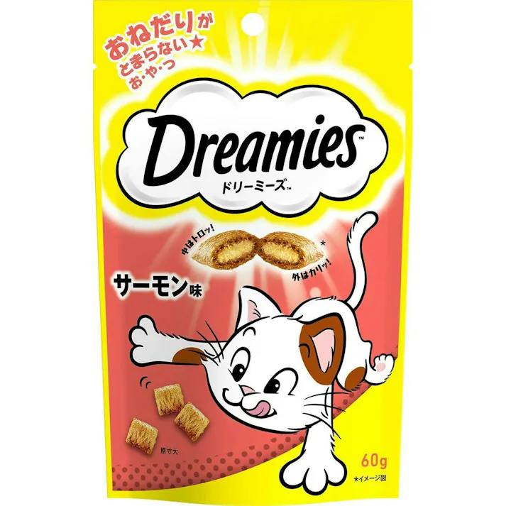 マース ドリーミーズサーモン味60g 猫用 スナック 嗜好性 1081589001【別送品】