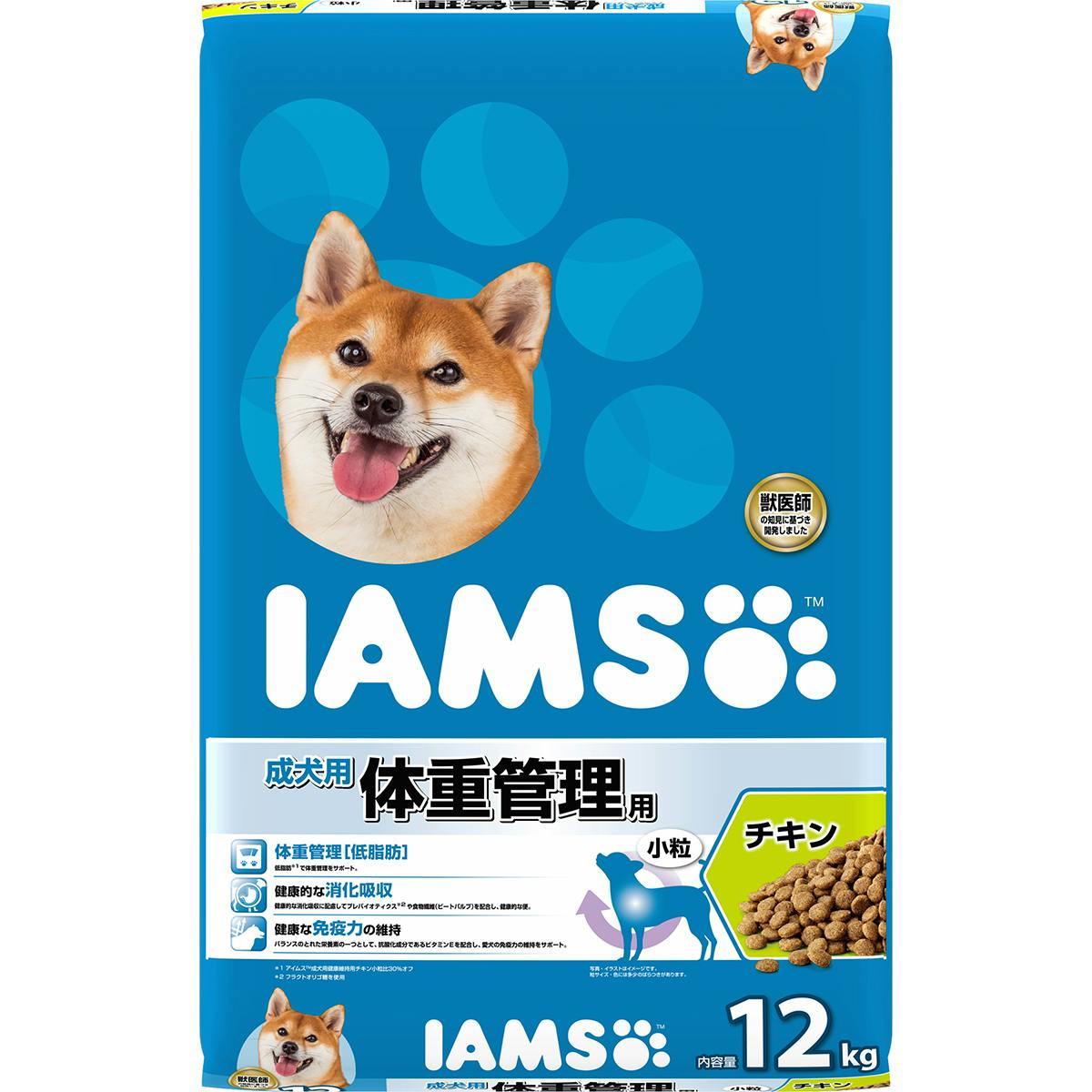 マース アイムス犬体重管理チキン小粒12kg 19014603886 1110111001 犬用ドライフード マース アイムス犬体重管理チキン小粒12kg 19014603886 1110111001 犬用ドライフード