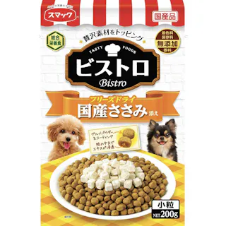 スマック ビストロFD国産ささみ200g 犬用 ドライフード 総合栄養食 1610665001【別送品】