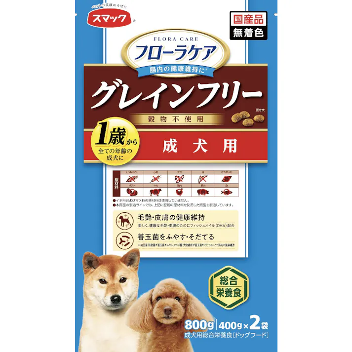 スマック フローラケアDOG成犬用800g 4970022014278 1610707001【別送品】