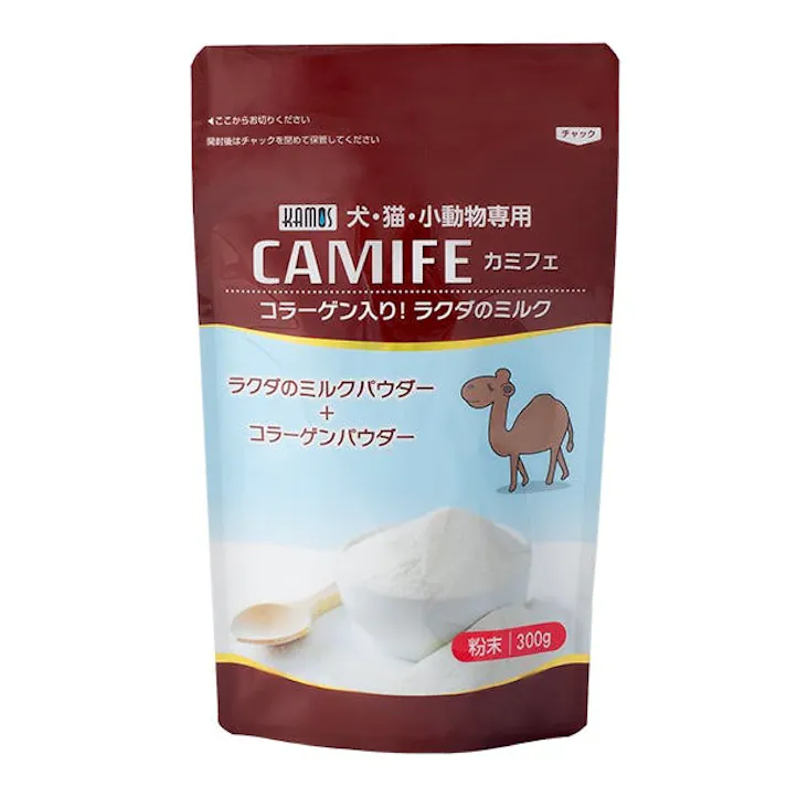 カモス ラクダ粉ミルクコラーゲンカミフェ300g 犬用 フード 健康維持 2080074001【別送品】