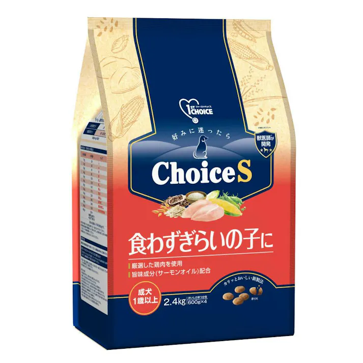 アース・ペット ファーストチョイス ChoiceS食わず嫌い成犬2.4kg 4994527956208 2520399001【別送品】