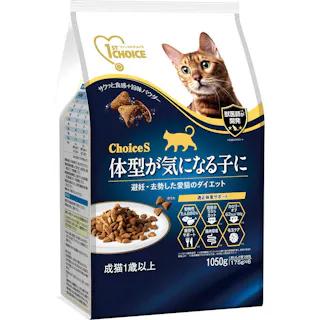 アース・ペット ファーストチョイス ChoiceS体型気になる猫1050g ドライフード 厳選素材 低脂肪 2520407001【別送品】