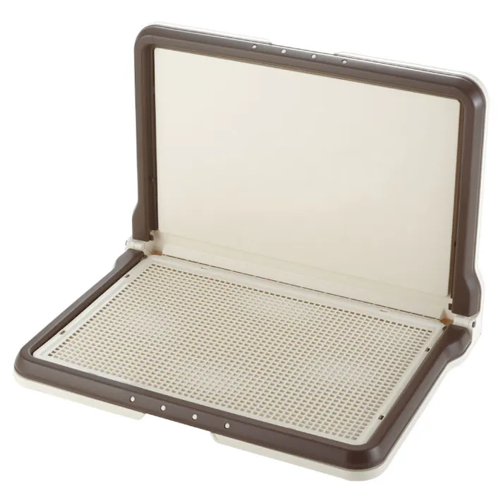 リッチェル しつけL型トレーワイド ブラウン 4973655591444 2800513001【別送品】