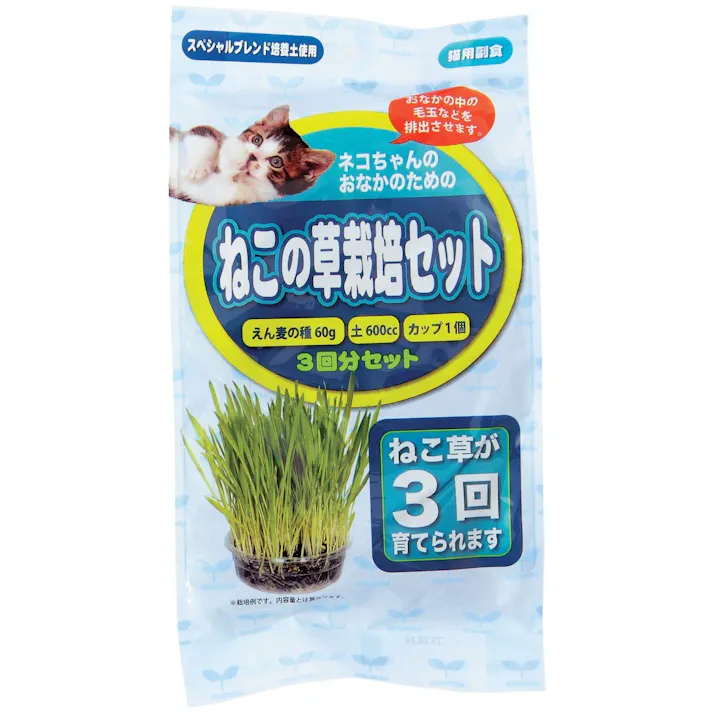 アラタ ねこ草栽培セット3回分 4532243404797 2830169001【別送品】
