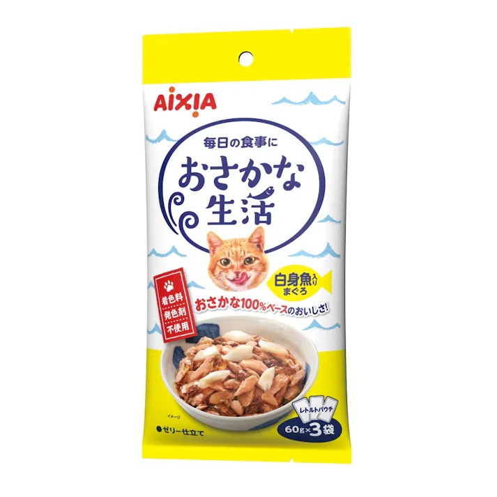 アイシア おさかな生活白身魚入りまぐろ180g 4580101261938 3001320001【別送品】