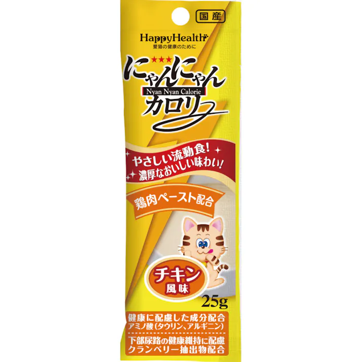 アース・ペット にゃんにゃんカロリーチキン風味25g 4994527873208 3140340001【別送品】