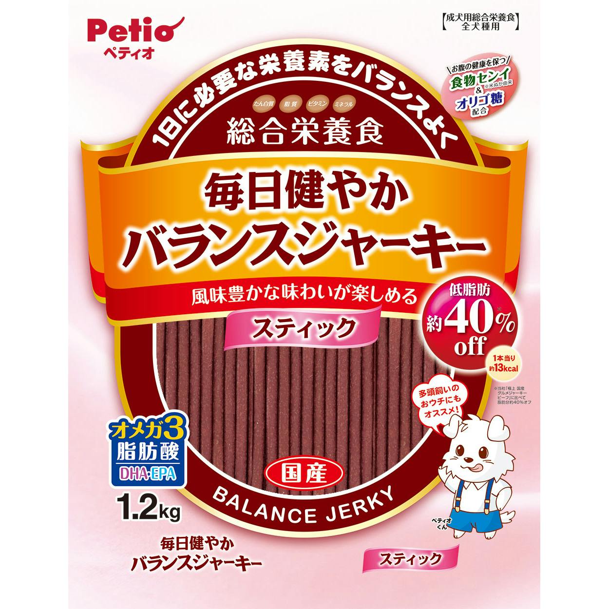 ペティオ 健やかバランスジャーキーST1.2kg 4903588140761 3418702001 ジャーキー ペティオ 健やかバランスジャーキーST1.2kg 4903588140761 3418702001 ジャーキー