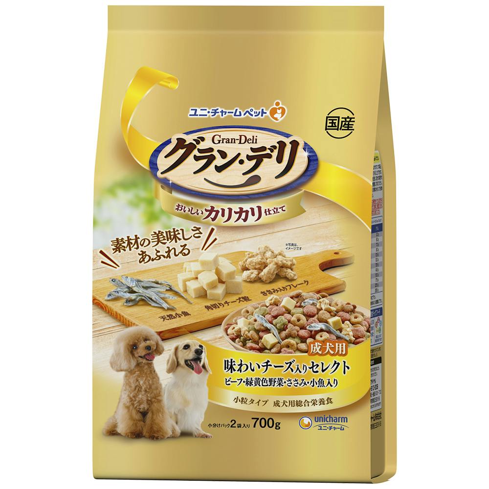 ユニ・チャーム グランデリカリカリ成犬チーズセレクト700g 4520699622995 3481752001 犬用ドライフード ユニ・チャーム グランデリカリカリ成犬チーズセレクト700g 4520699622995 3481752001 犬用ドライフード