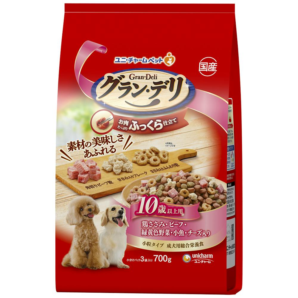ユニ・チャーム グランデリふっくら10歳鶏ささみ700g 4520699656051 3481884001 犬用ドライフード ユニ・チャーム グランデリふっくら10歳鶏ささみ700g 4520699656051 3481884001 犬用ドライフード