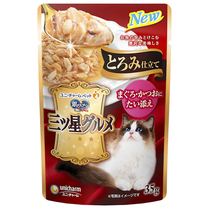 ユニ・チャーム 三ツ星Pとろみまぐろたい添え35g 4520699668214 3481907001【別送品】