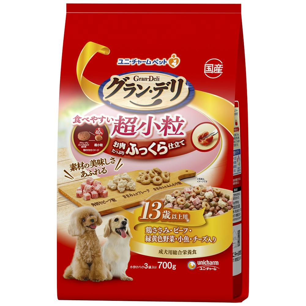 ユニ・チャーム グランデリふっくら超小粒13歳700g 4520699624944 3482037001 犬用ドライフード ユニ・チャーム グランデリふっくら超小粒13歳700g 4520699624944 3482037001 犬用ドライフード