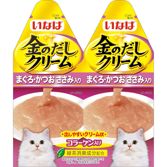 いなば 金のだしクリームまぐろかつおささみ60g 4901133618819 3751567001【別送品】