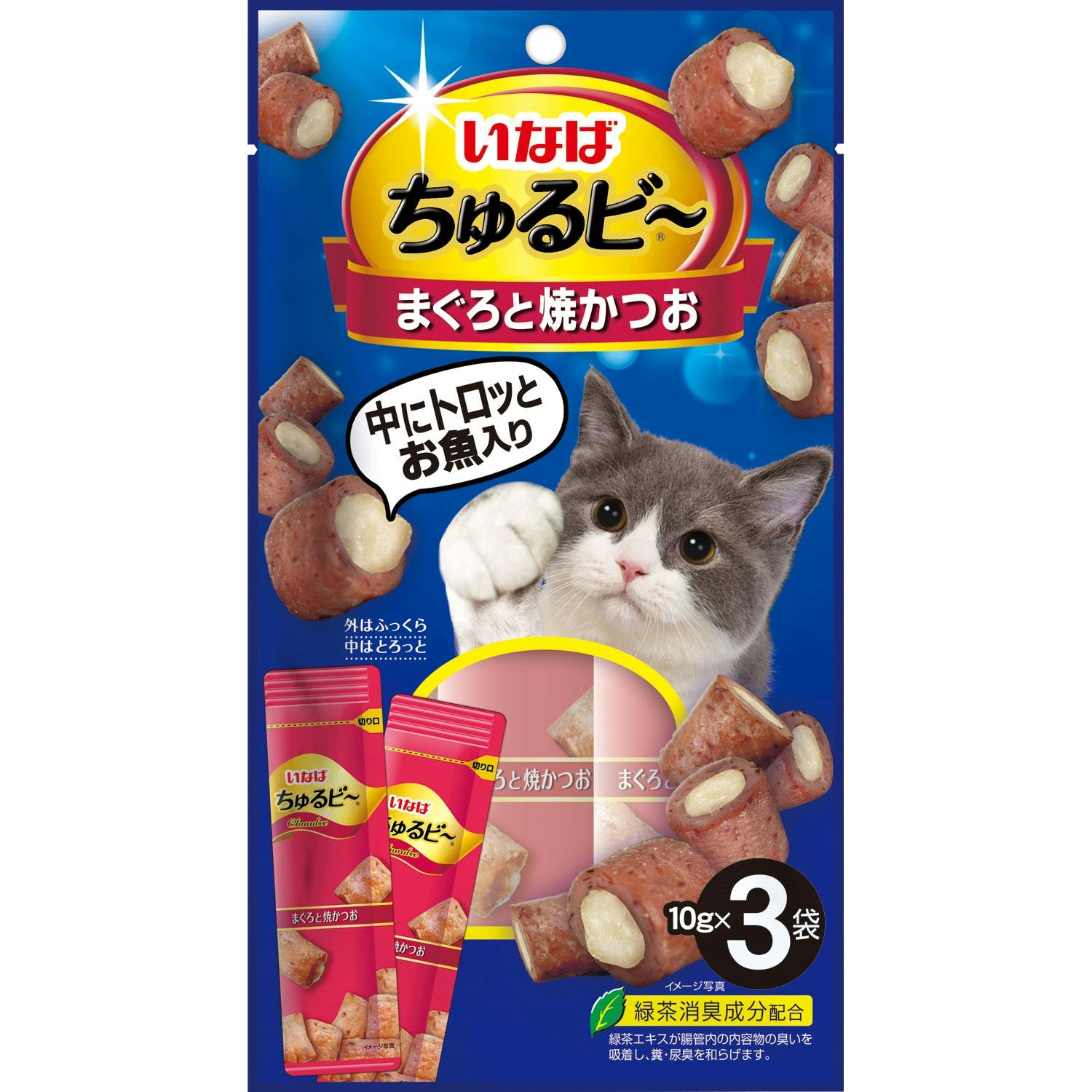 いなば ちゅるビーまぐろと焼かつお3P ちゅーる4901133626371 3753782001 ペースト・ウェットタイプおやつ(猫) いなば ちゅるビーまぐろと焼かつお3P ちゅーる4901133626371 3753782001 ペースト・ウェットタイプおやつ(猫)
